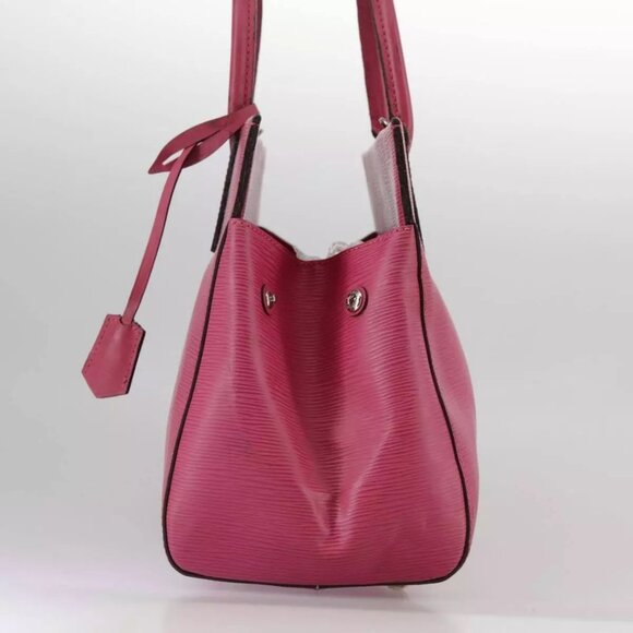 LOUIS VUITTON Epi Marley MM Hand Bag 2way Fuchsia M94615 LV Auth 107465 - Picture 3 of 16